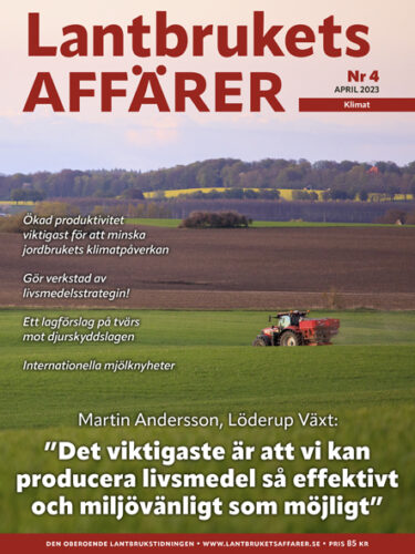 Framsida av Lantbrukets Affärer nr 4 2023