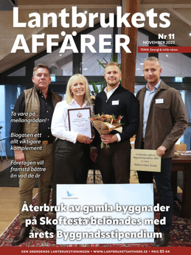 Framsida av Lantbrukets Affärer nr 11 2023