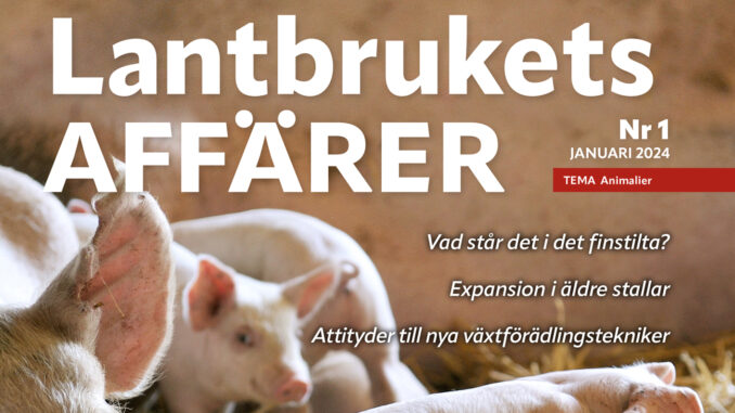 Lantbrukets Affärer nr 1 2024